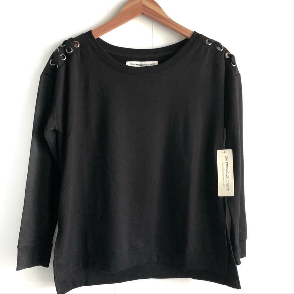 NEW!  The Sweatshirt Project laced up shoulder